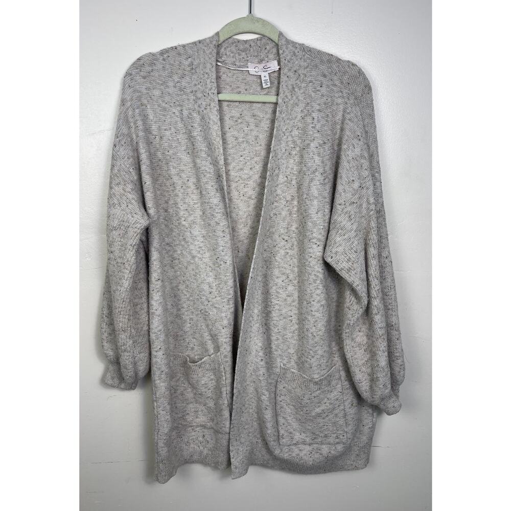 Jessica Simpson Cream Knit Open Front Cardigan Sweater XL